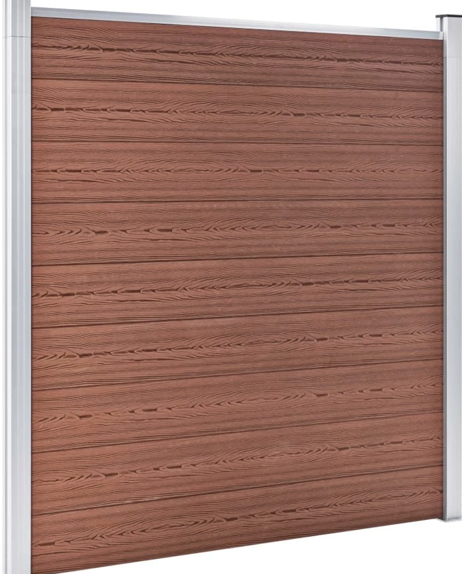 Puutarha-aita puukomposiitti 353x186cm ruskea