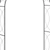 Puutarhakaari musta 150x34x240 cm rauta