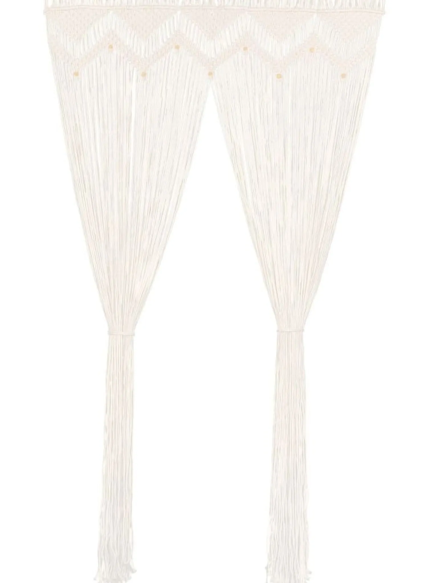 Puuvillainen macrame verho 140x240 cm