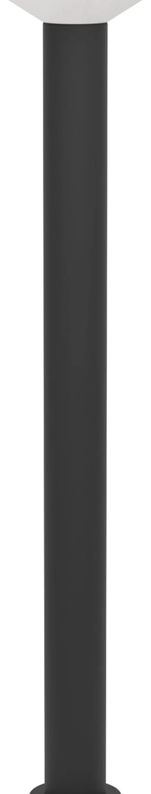Pylväsvalaisin Eglo Rigosa, IP44, 3000K, musta/valkoinen, eri kokoja