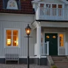 Pylväsvalaisin Konstsmide Pallas 550-750 400x345x2600 mm musta