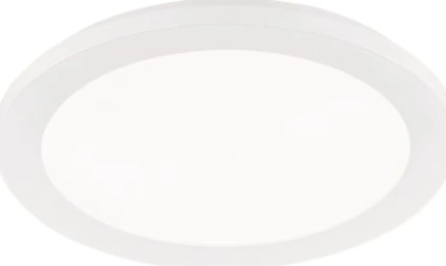 Pyöreä LED-plafondi Trio Camillus Ø26 cm valkoinen IP44