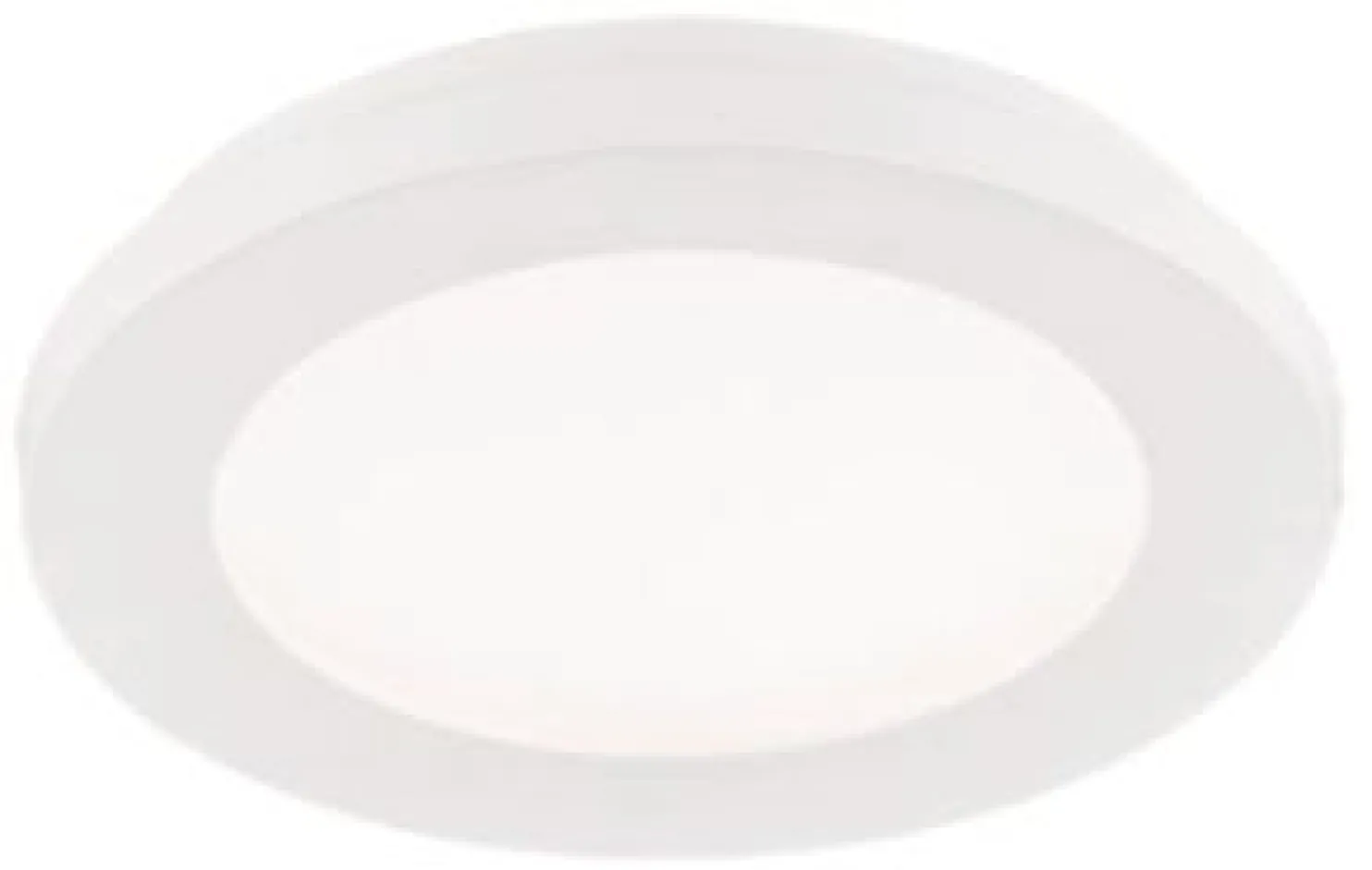 Pyöreä LED-plafondi Trio Camillus Ø17 cm valkoinen IP44