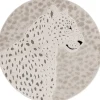 Pyöreä matto Benina Genova Leopardi Ø120cm kerma