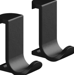 Pyyhekoukku Hansgrohe WallStoris, leveä, mattamusta