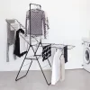 Pyykinkuivausteline Brabantia HangOn 25m + tanko musta