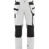 Riipputaskuhousut Blåkläder 1079 Stretch valkoinen/tummanharmaa