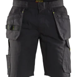 Riipputaskushortsit Blåkläder 1494 Unite musta/keltainen