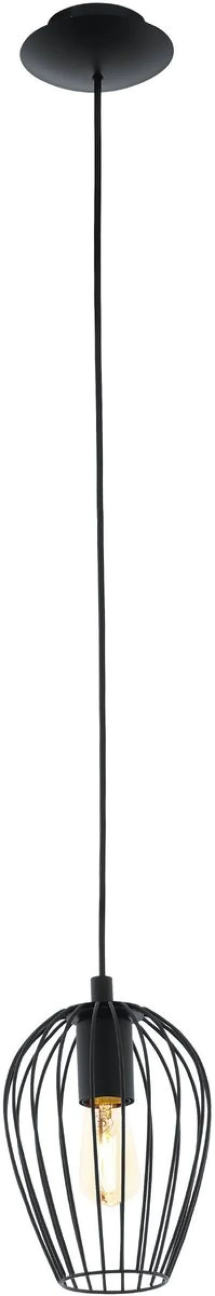 Riippuvalaisin Eglo Newtown Ø16cm musta