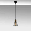 Riippuvalaisin Linento Lighting Kemtel, Ø16cm, E27, musta