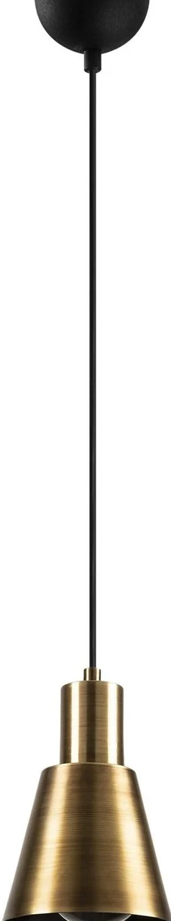 Riippuvalaisin Linento Lighting Kem 6361, 114cm, kulta/musta