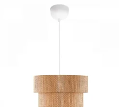 Riippuvalaisin Linento Lighting 242123, Ø35.5cm, beige/valkoinen