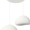 Riippuvalaisin Linento Lighting Loval 40-50-T-Nua 2-osainen valkoinen