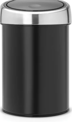 Roska-astia Brabantia Touch Bin 3 L Matt Black