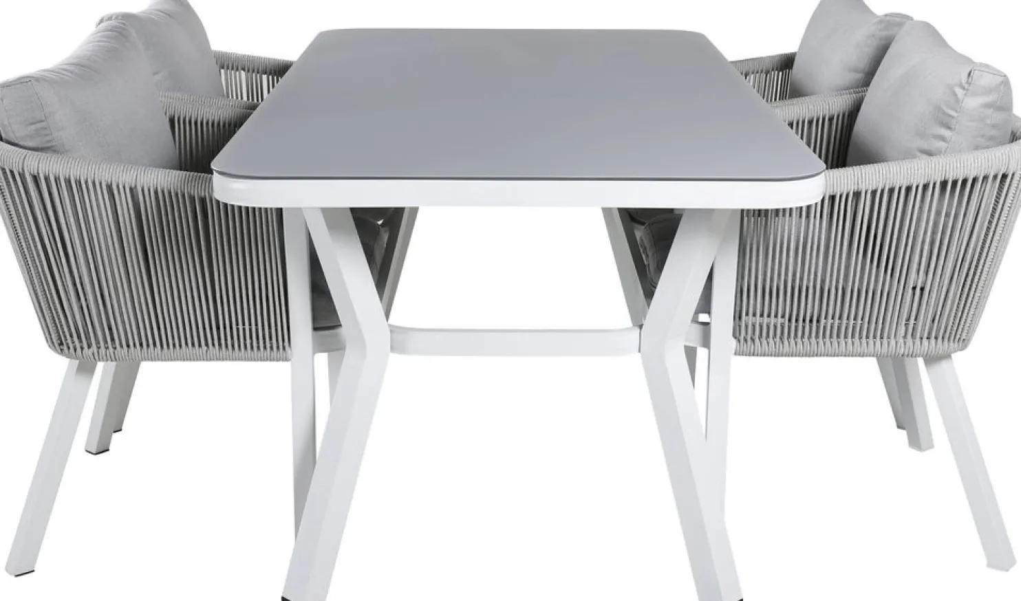 Ruokailuryhmä Venture Home, 160x90cm Virya-pöytä + 4 Virya-tuolia