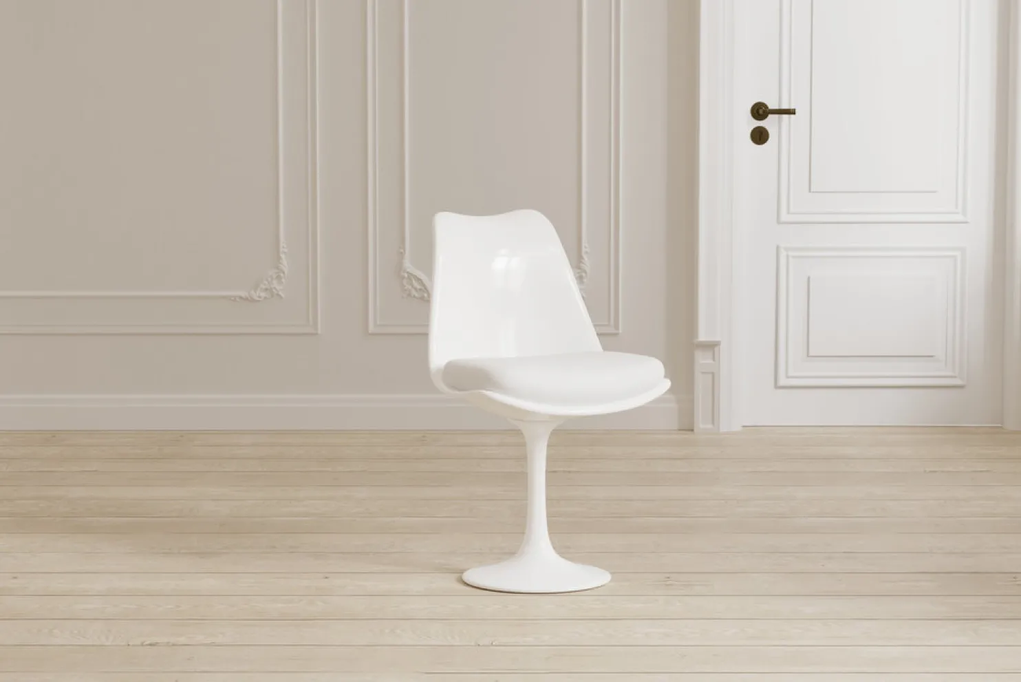Ruokatuoli Venture Home Hamden, 52x48x82 cm valkoinen