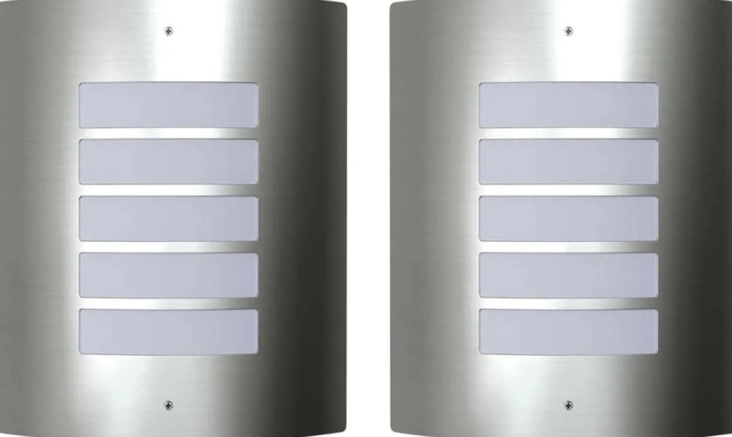 2 ruostumaton teräs vesitiivistä seinävaloa 60w