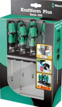 Ruuvimeisselisarja Wera Kraftform Plus Lasertip, 6 kpl