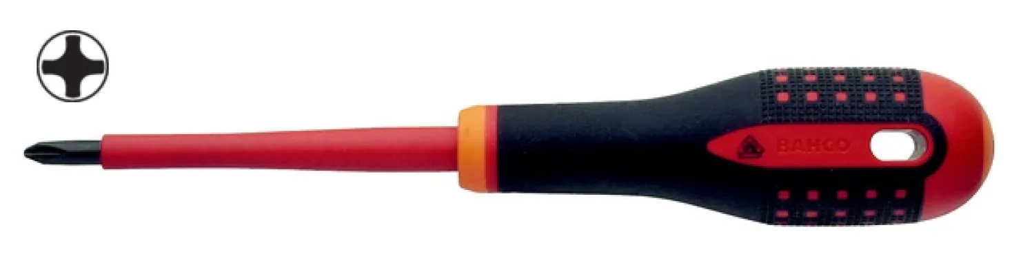 Ruuvitaltta Bahco BE-8600S Ergo, Phillips, 1000V jännitesuojattu, PH0x75mm