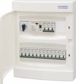 Ryhmäkeskus Malmbergs 2x12 modulia, IP40, pinta-asennus