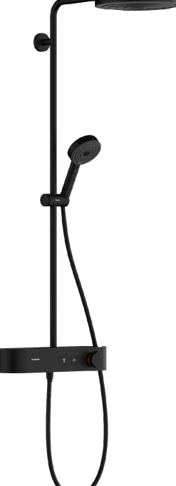 Sadesuihkusetti Hansgrohe Pulsify S Showerpipe 260 1jet, Shower TabletSelect 400, mattamusta