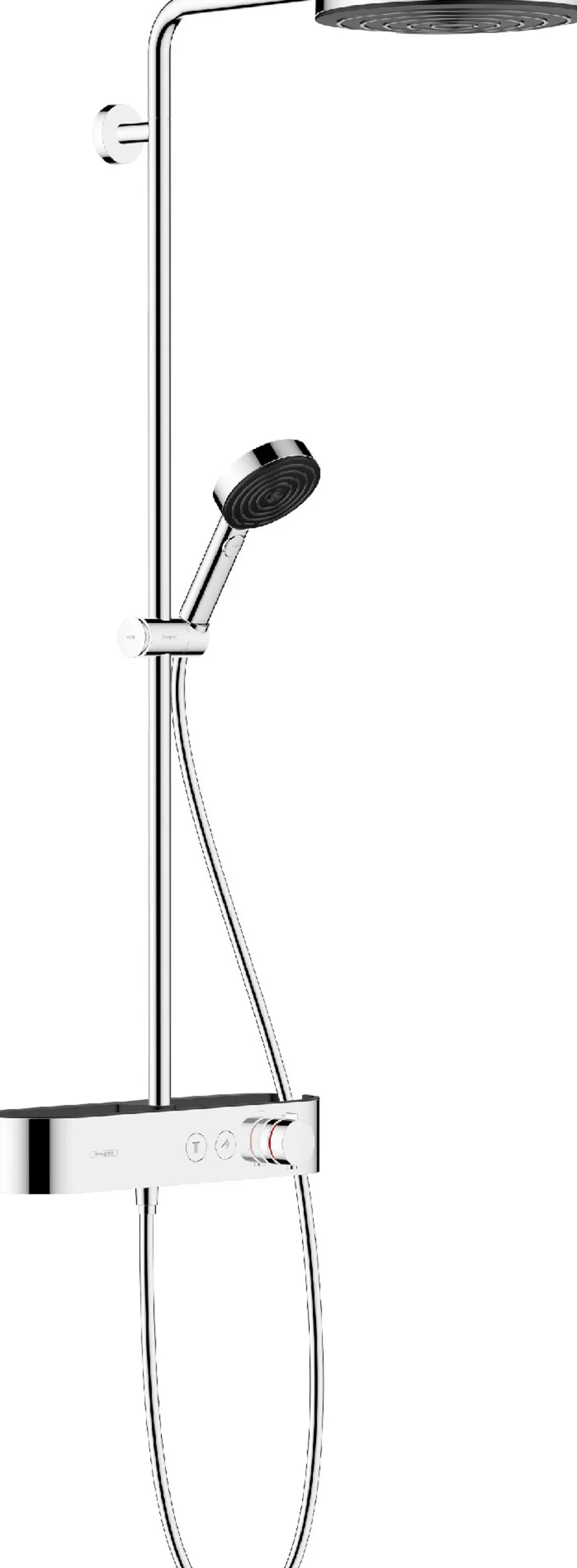 Sadesuihkusetti Hansgrohe Pulsify S Showerpipe 260 1jet, Shower TabletSelect 400, kromi