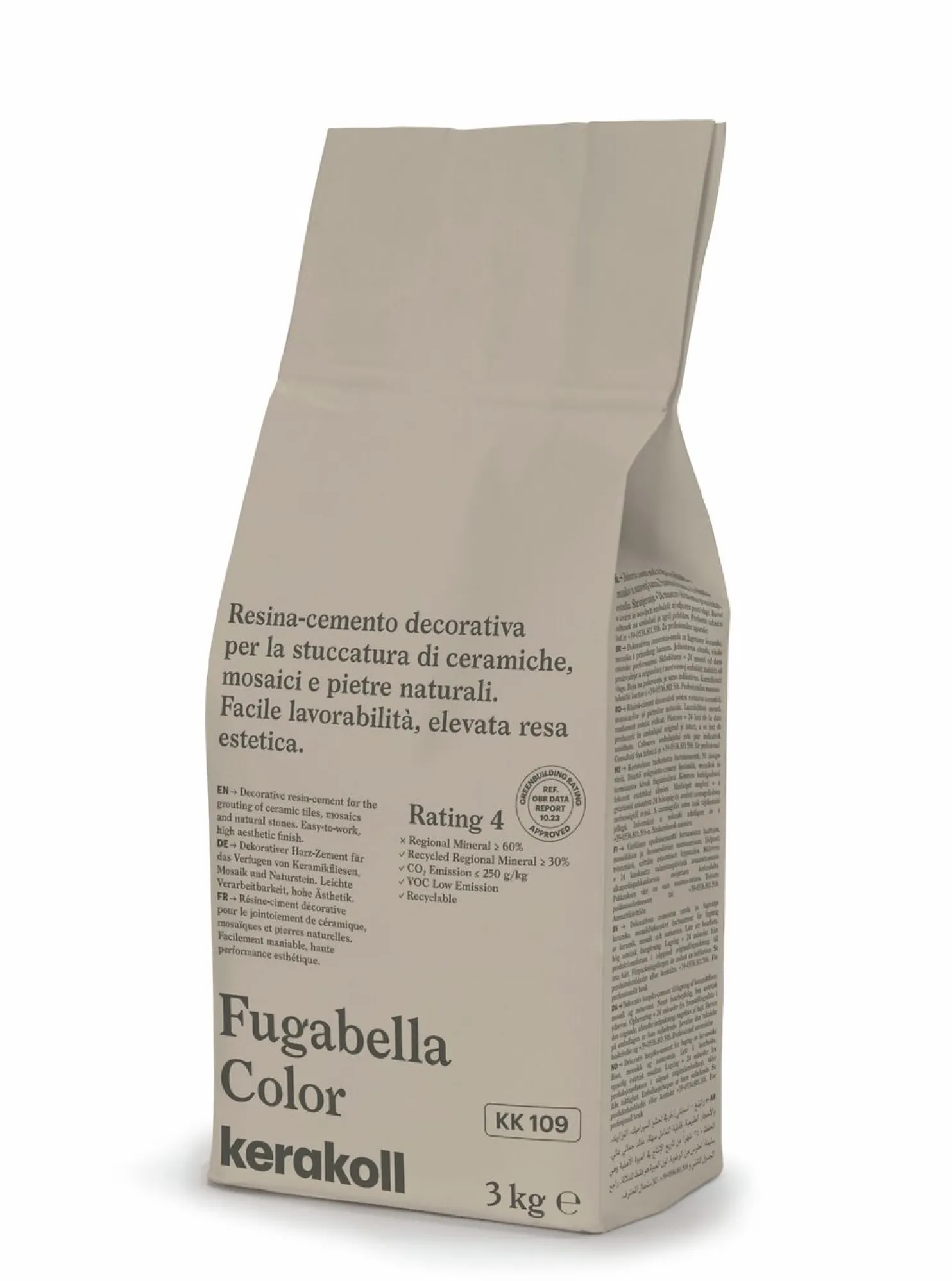 Saumauslaasti Kerakoll Fugabella Color, eri vaihtoehtoja