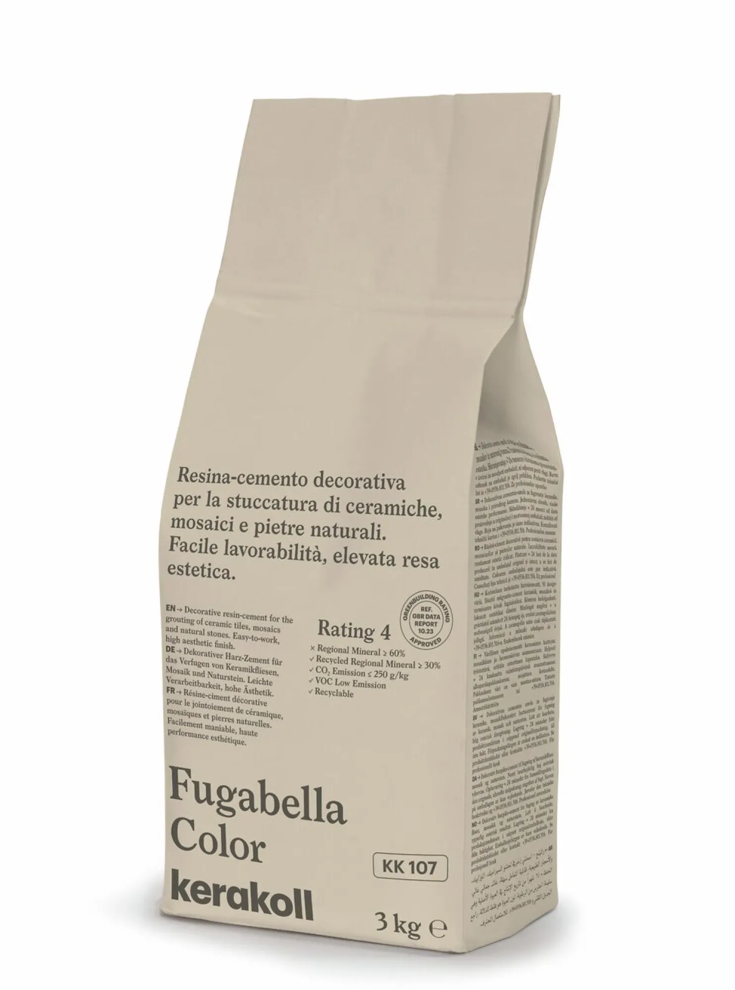 Saumauslaasti Kerakoll Fugabella Color, eri vaihtoehtoja