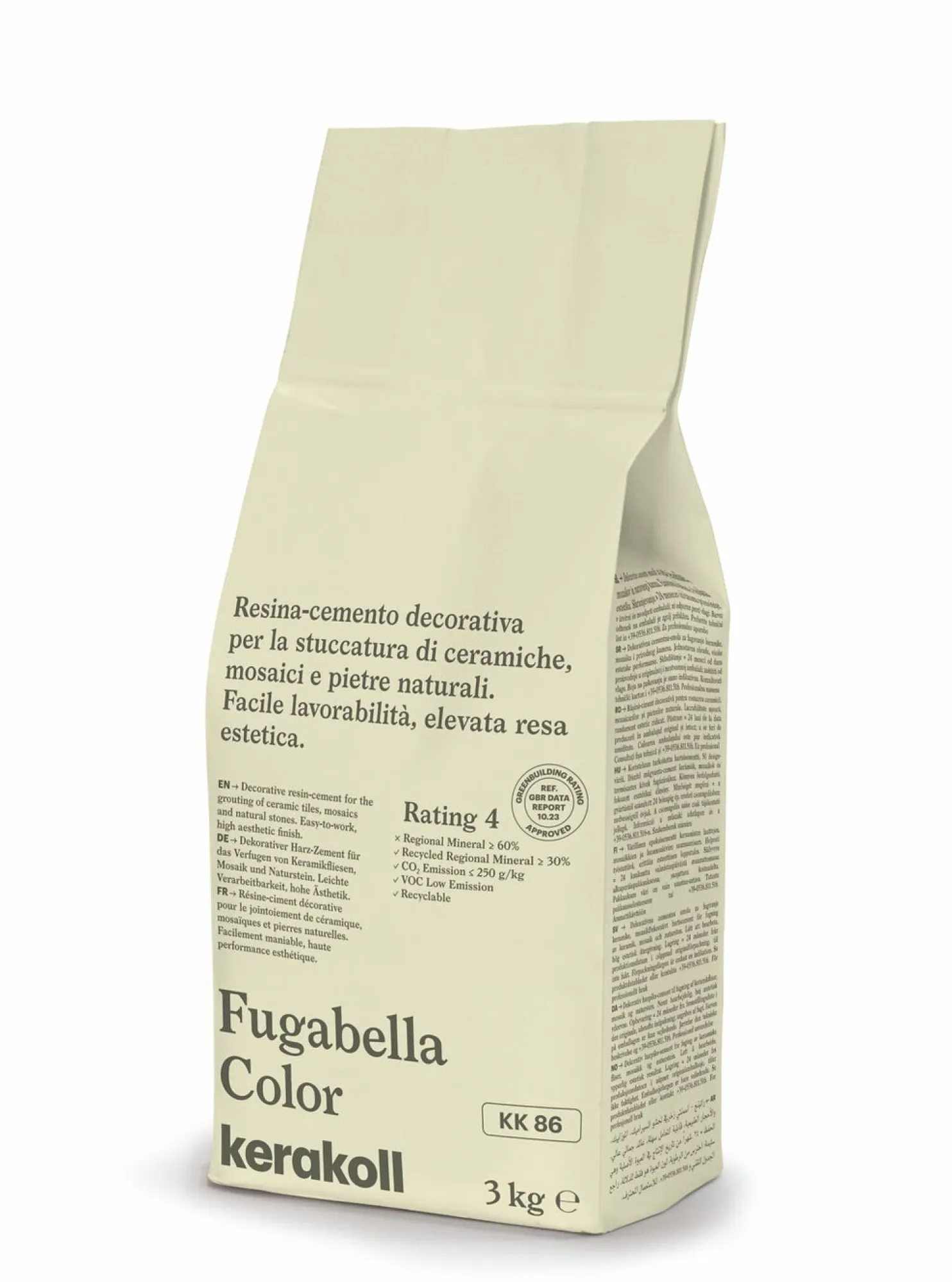 Saumauslaasti Kerakoll Fugabella Color, eri vaihtoehtoja