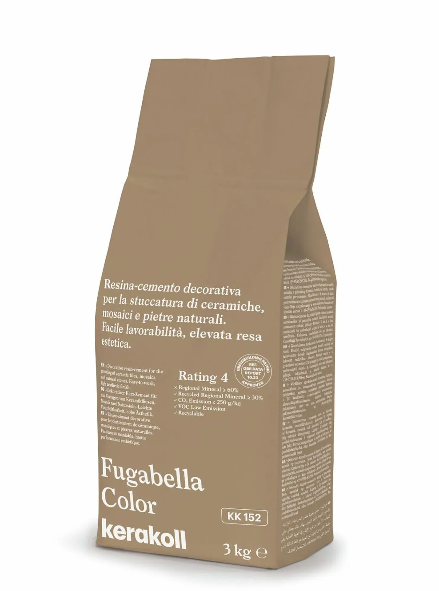 Saumauslaasti Kerakoll Fugabella Color, eri vaihtoehtoja