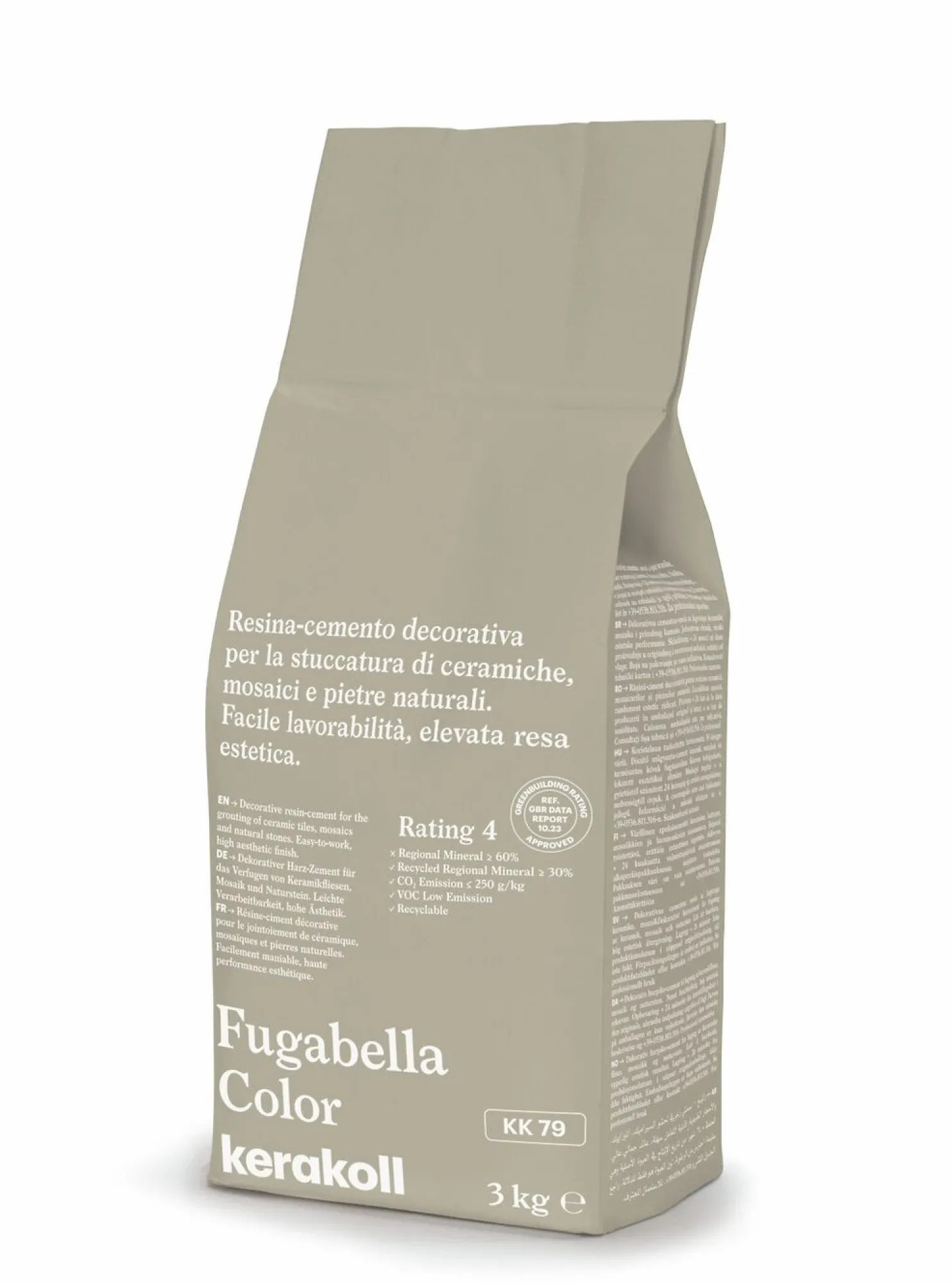 Saumauslaasti Kerakoll Fugabella Color, eri vaihtoehtoja