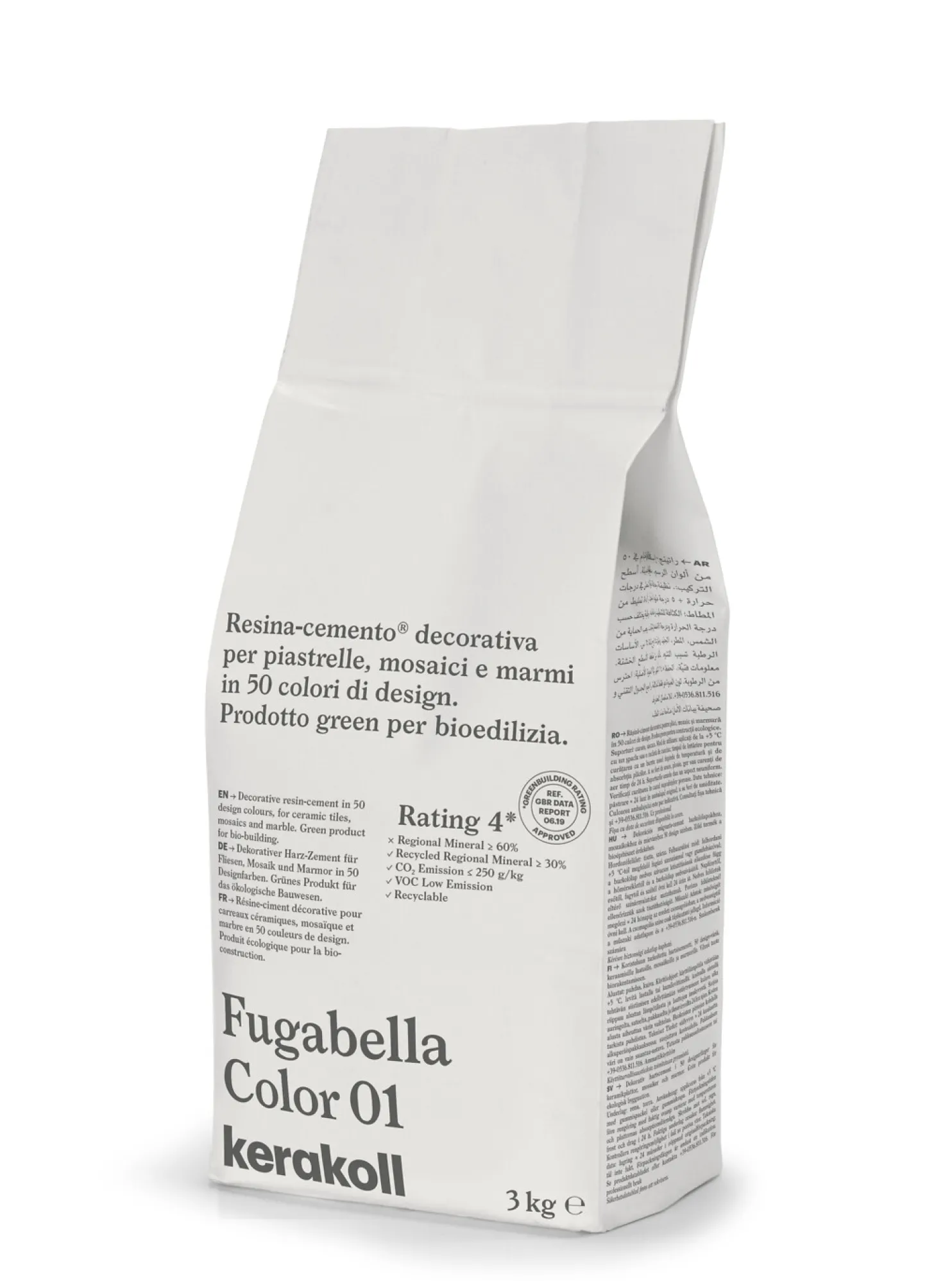 Saumauslaasti Kerakoll Fugabella Color, eri vaihtoehtoja