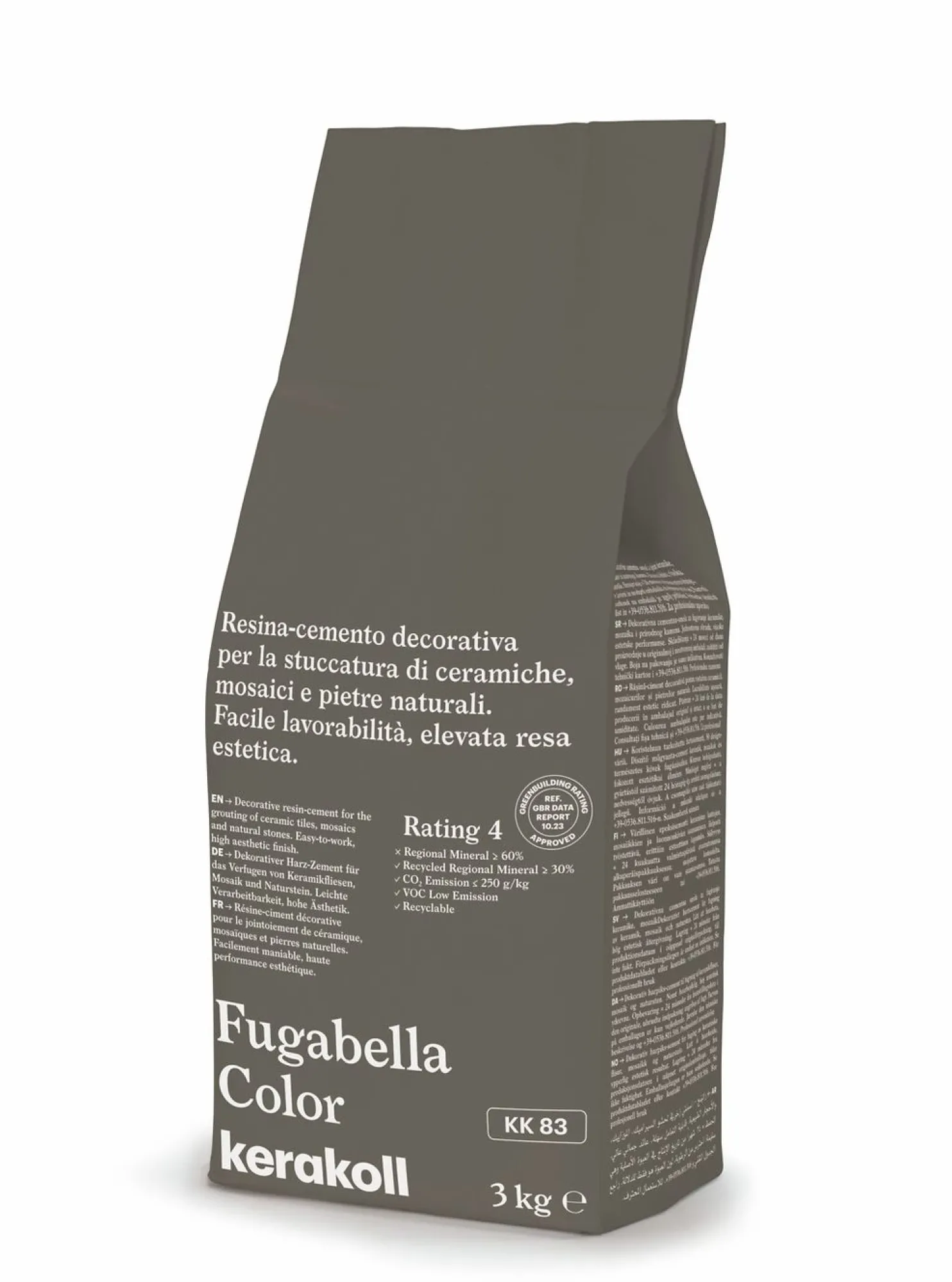Saumauslaasti Kerakoll Fugabella Color, eri vaihtoehtoja