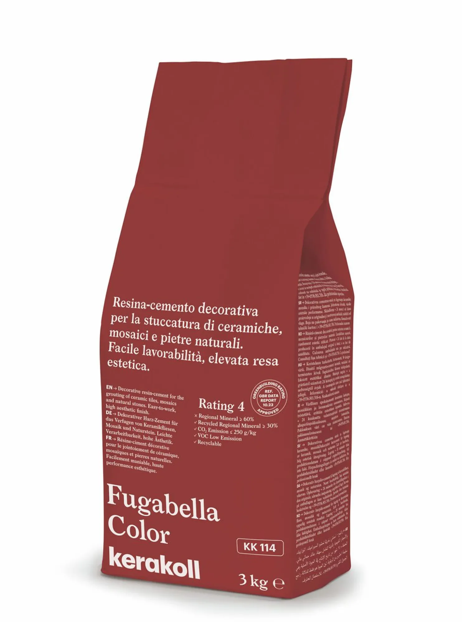 Saumauslaasti Kerakoll Fugabella Color, eri vaihtoehtoja