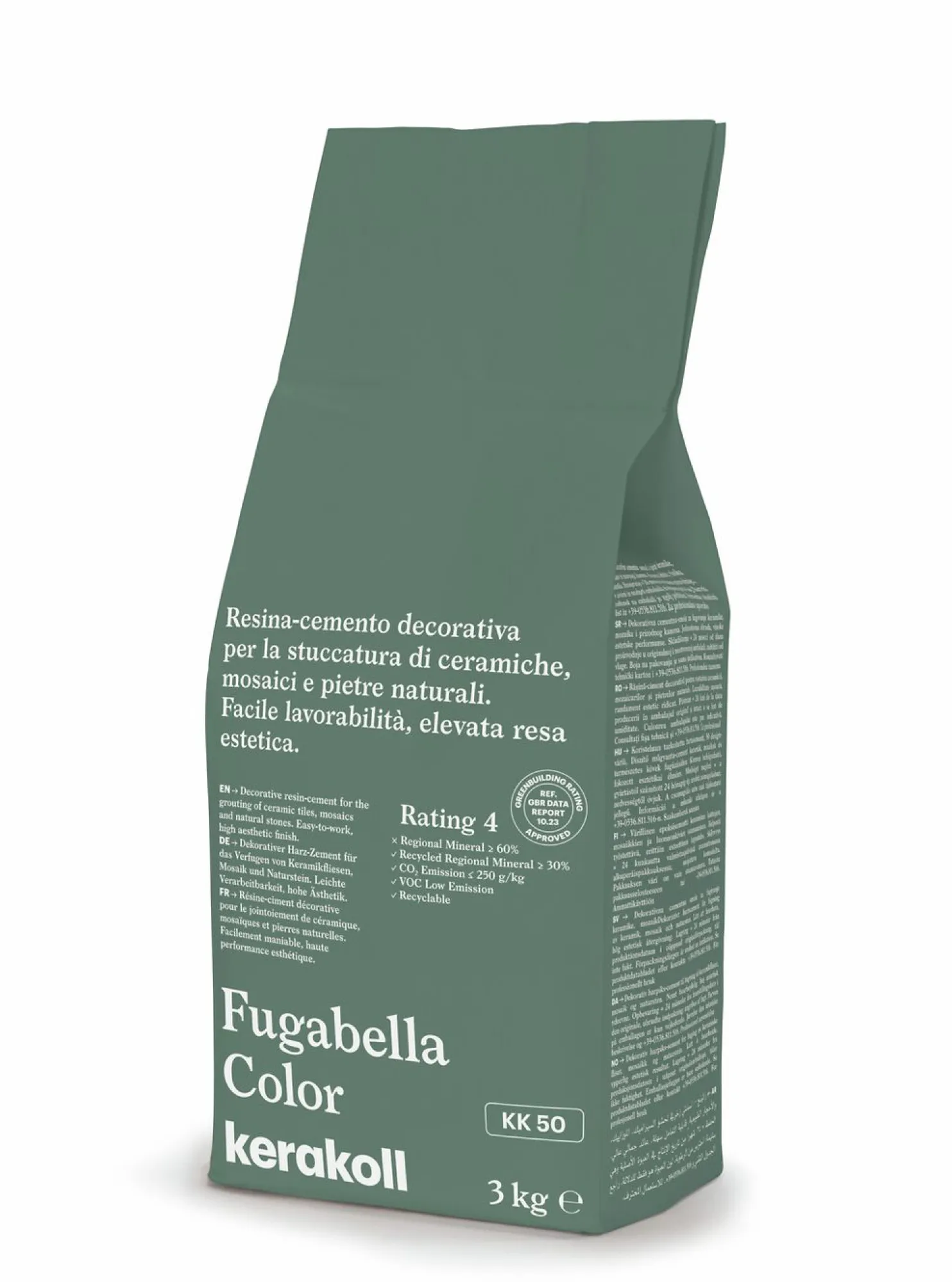 Saumauslaasti Kerakoll Fugabella Color, eri vaihtoehtoja