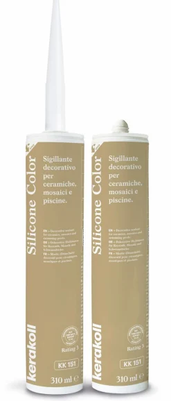Saumausmassa Kerakoll Silicone Color, 310ml, eri värejä