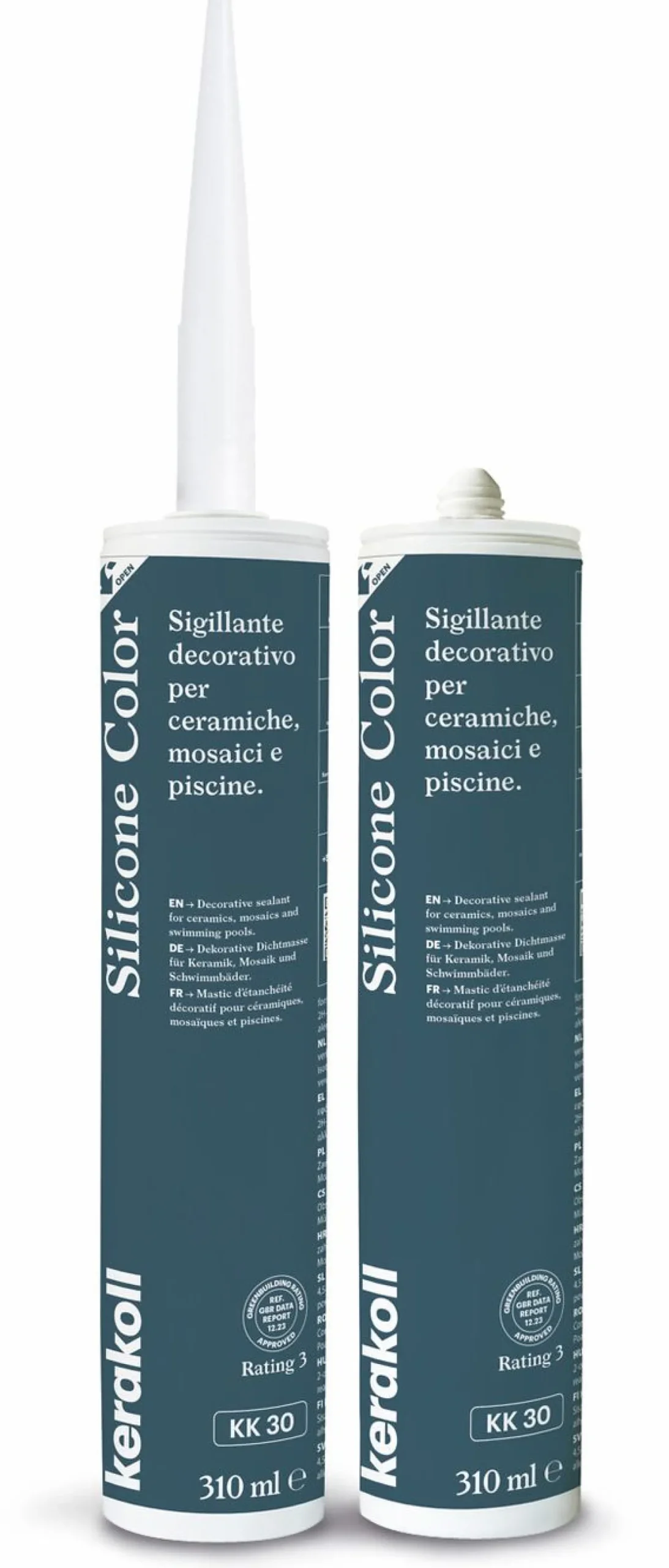 Saumausmassa Kerakoll Silicone Color, 310ml, eri värejä