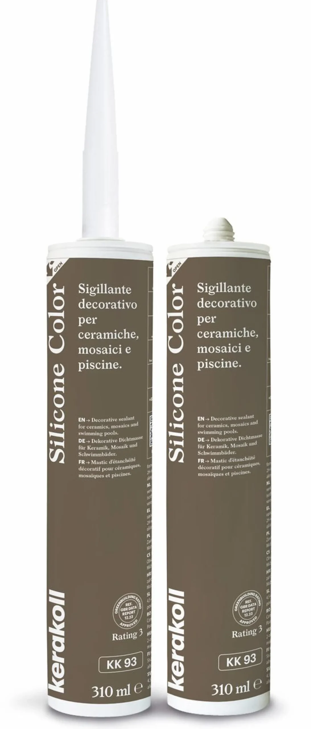 Saumausmassa Kerakoll Silicone Color, 310ml, eri värejä