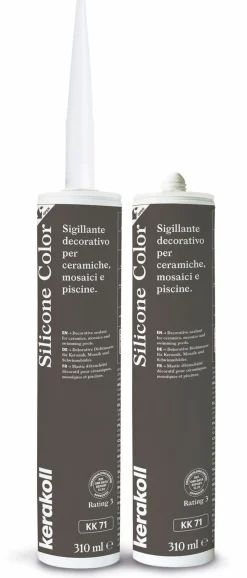 Saumausmassa Kerakoll Silicone Color, 310ml, eri värejä