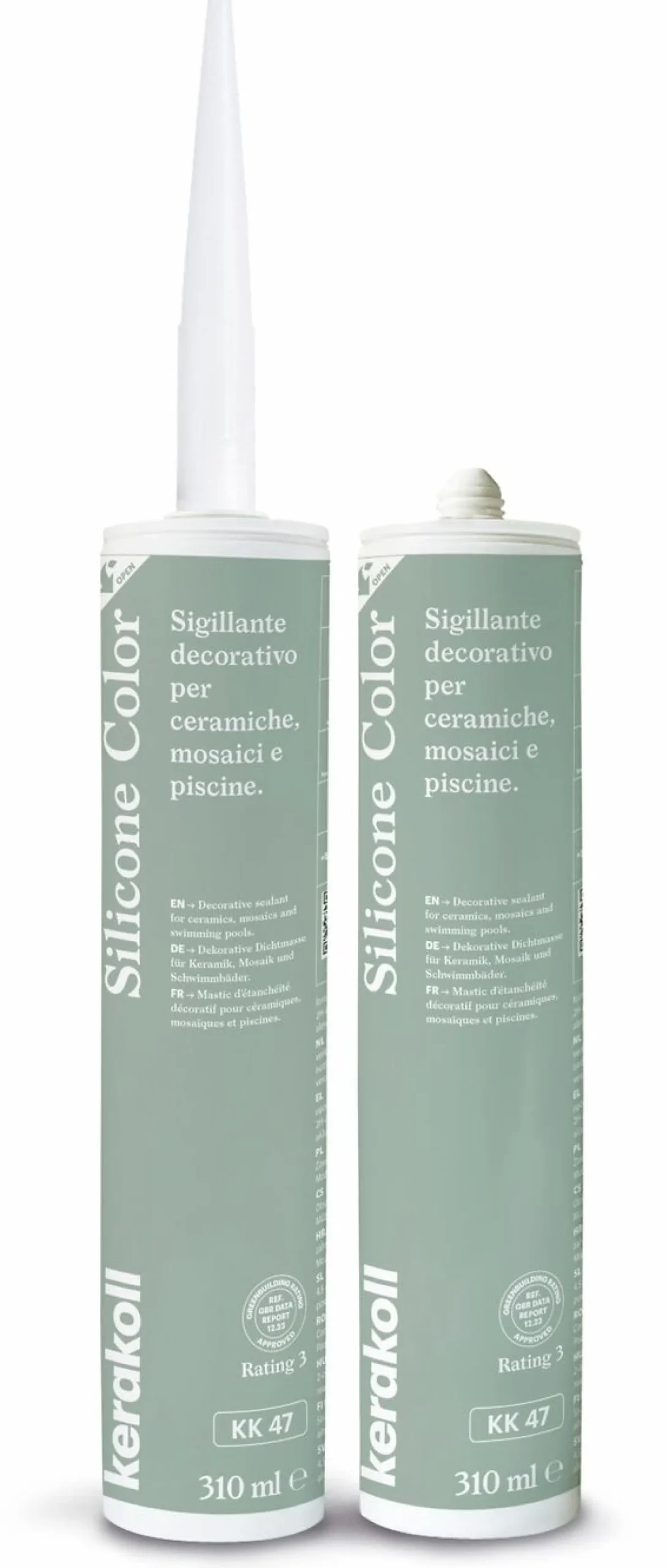 Saumausmassa Kerakoll Silicone Color, 310ml, eri värejä