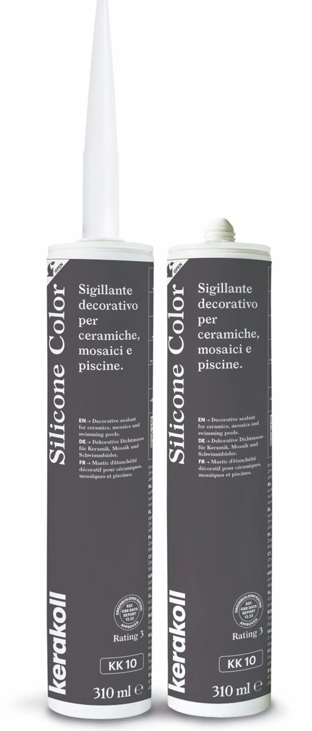 Saumausmassa Kerakoll Silicone Color, 310ml, eri värejä