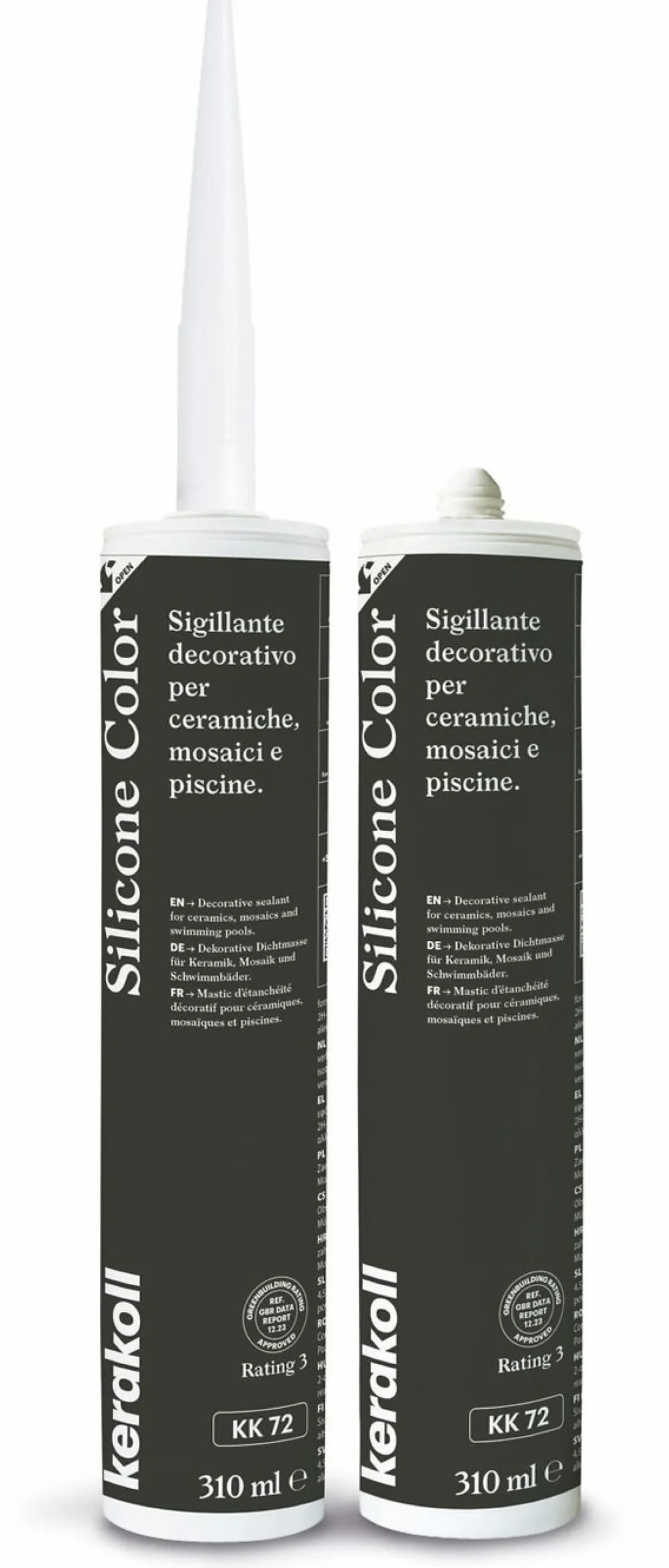 Saumausmassa Kerakoll Silicone Color, 310ml, eri värejä