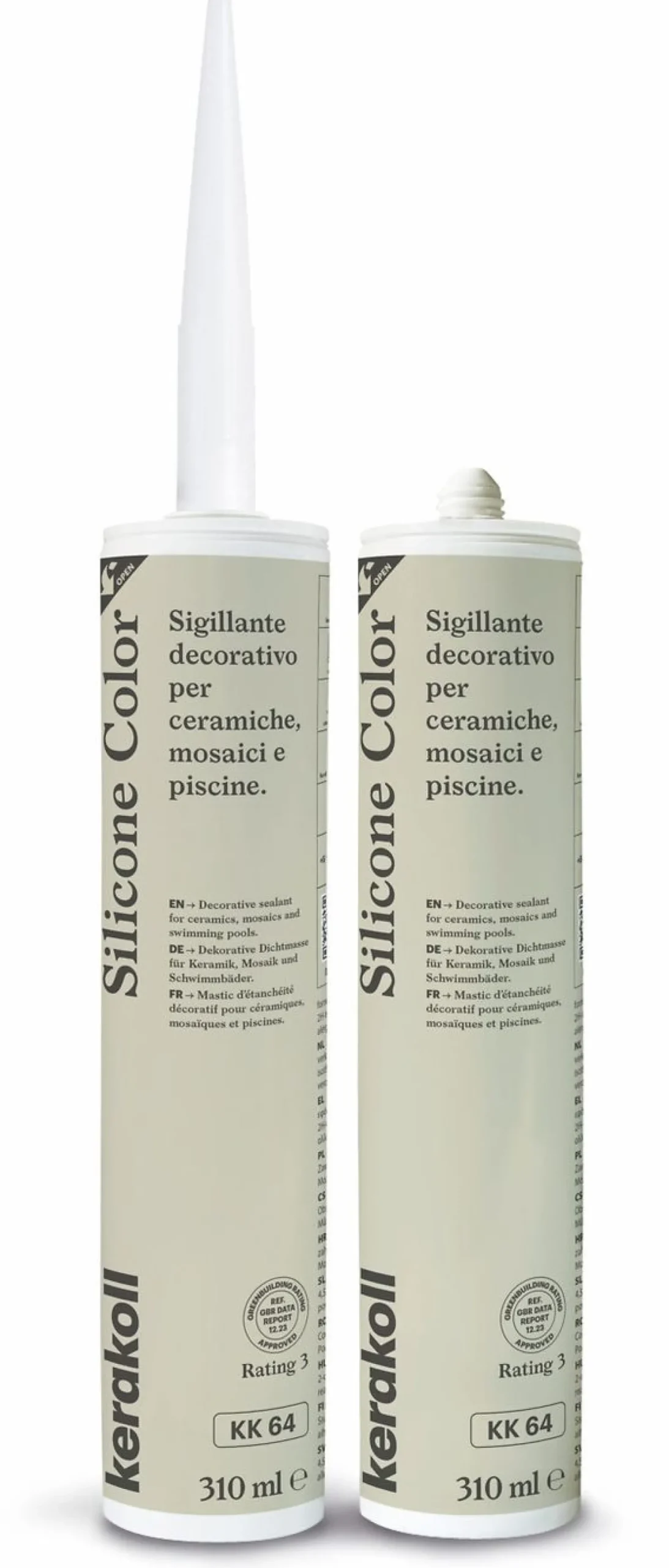Saumausmassa Kerakoll Silicone Color, 310ml, eri värejä