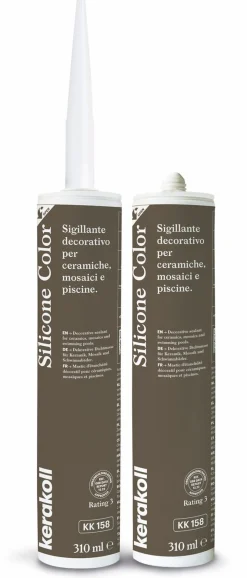 Saumausmassa Kerakoll Silicone Color, 310ml, eri värejä