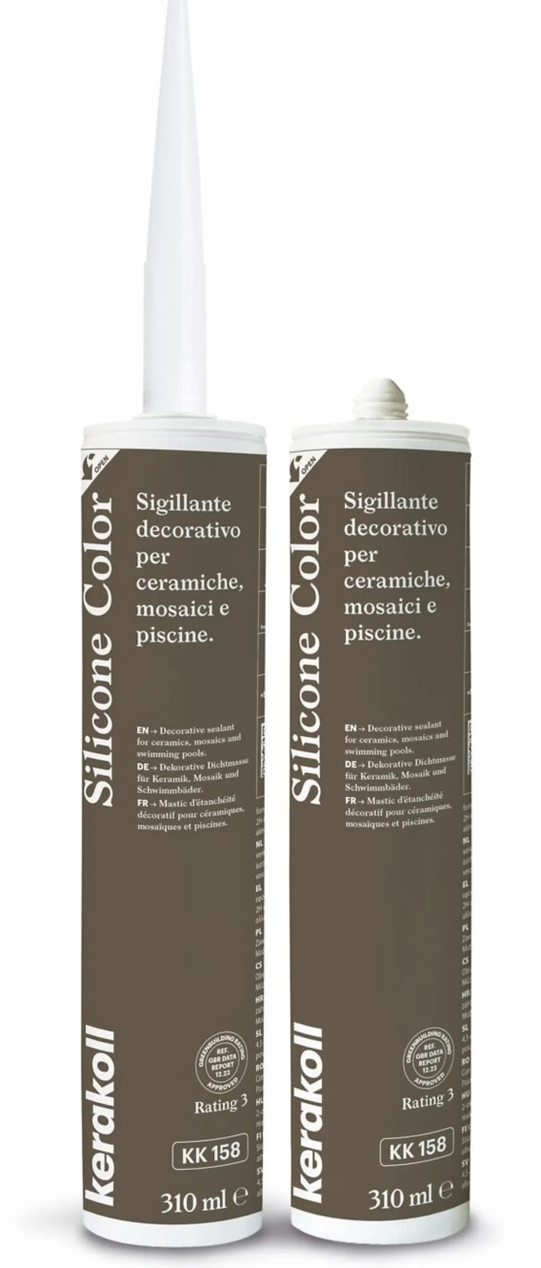 Saumausmassa Kerakoll Silicone Color, 310ml, eri värejä