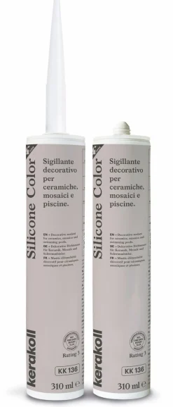 Saumausmassa Kerakoll Silicone Color, 310ml, eri värejä