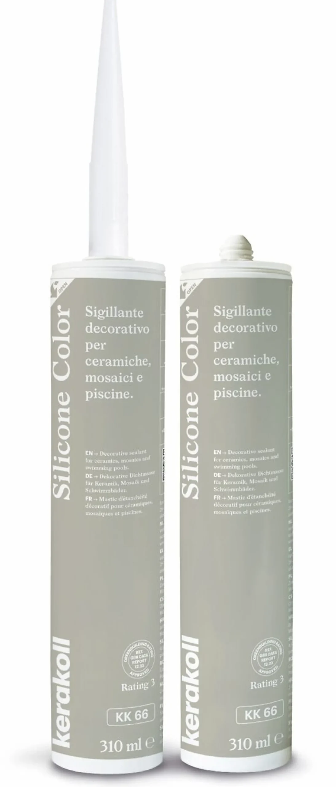 Saumausmassa Kerakoll Silicone Color, 310ml, eri värejä