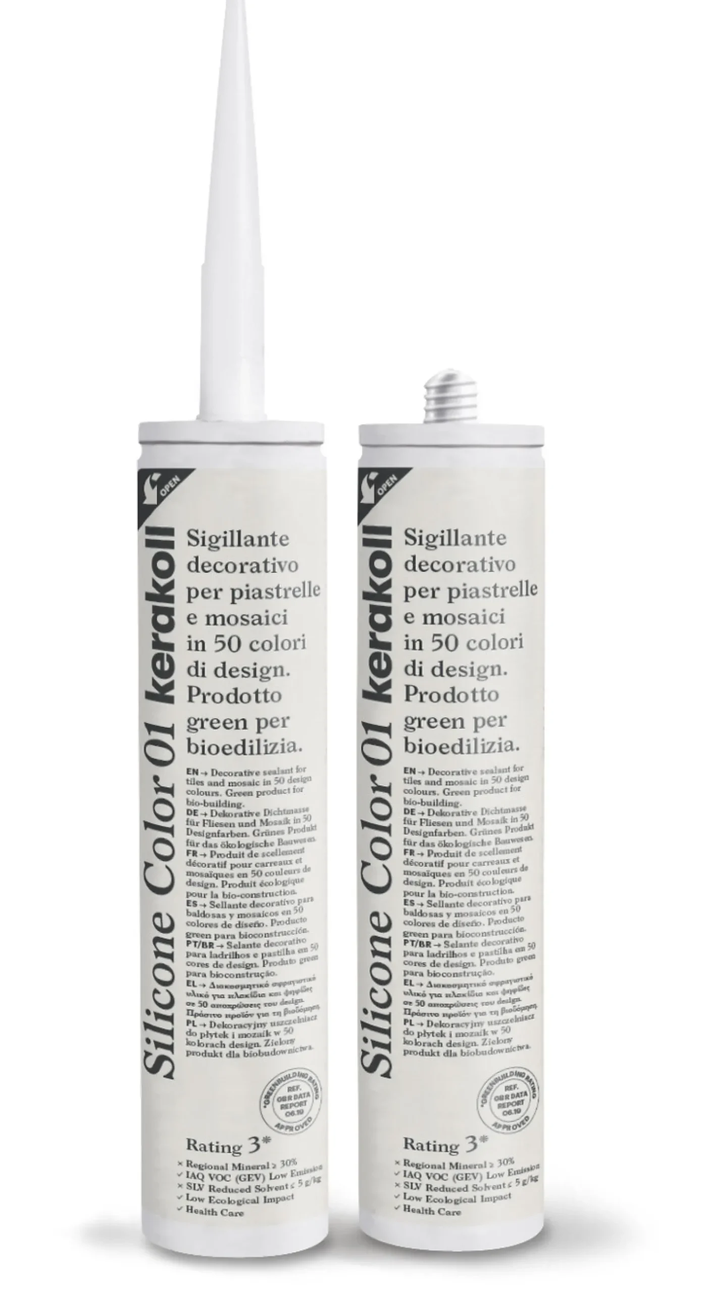 Saumausmassa Kerakoll Silicone Color, 310ml, eri värejä