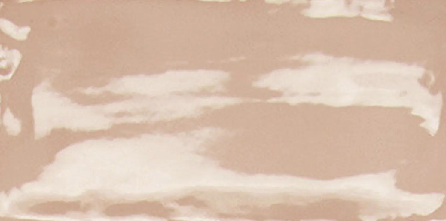 Seinälaatta Pukkila Manacor Blush Pink kiiltävä strukturoitu 7,5x15 cm