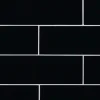 Seinälaatta Qualitystone Crystal Black, 100 x 300 mm